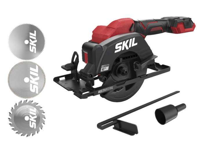 'Compact brushless' cordless multi-material saw