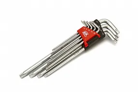 AOK 9-delige PROFI TORX korte inbussleutel set