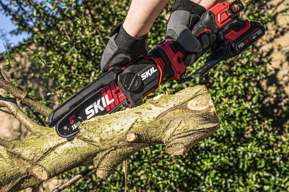 Brushless cordless telescopic pruning saw