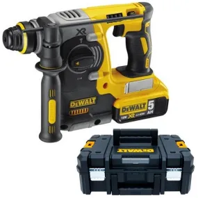 DeWALT DCH273P2T Boorhamer | Koolborstelloos | SDS-Plus | 18V 5,0Ah +TSTAK Koffer