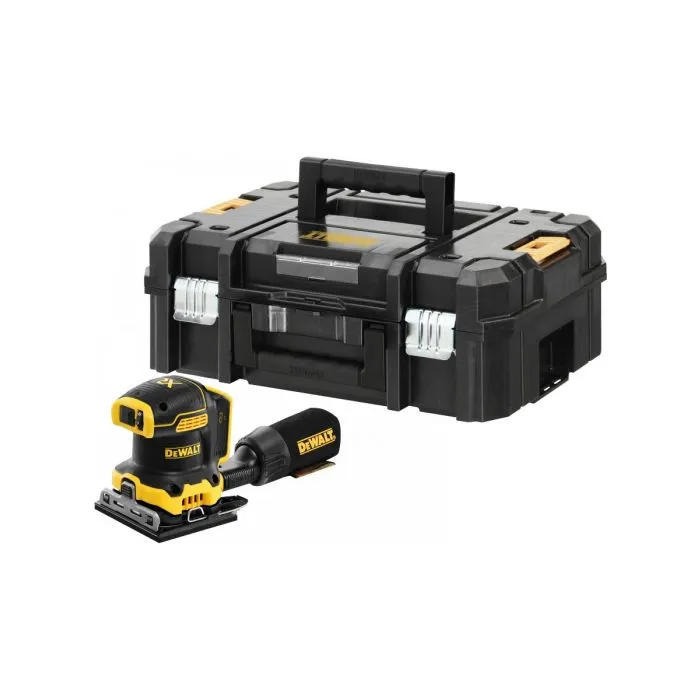 DEWALT DCW200NTXJ 18V XR BRUSHLESS 1/4 VEL VLAKSCHUURMACHINE IN TSTAK KOFFER