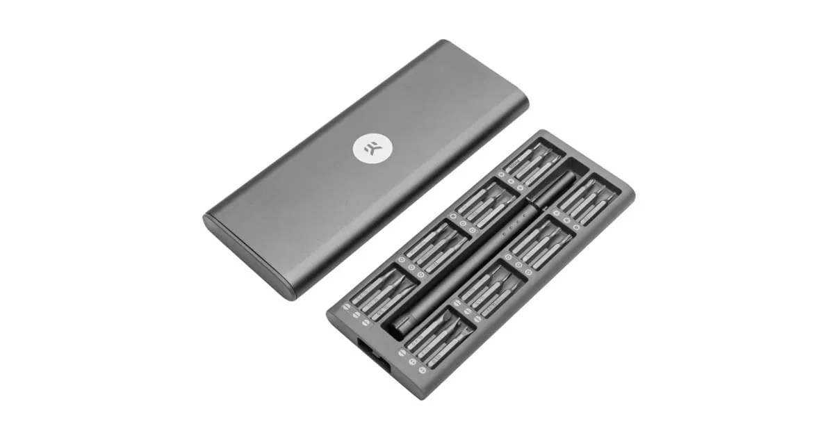 EKWB EK Loop Screwdriver Basic Set bitset (Aluminium, 49 stuks)