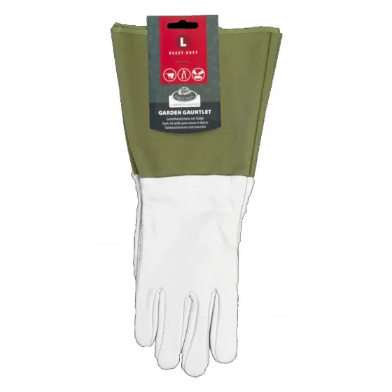 Esschert Design Tuinhandschoenen Manchet Canvas/Leer