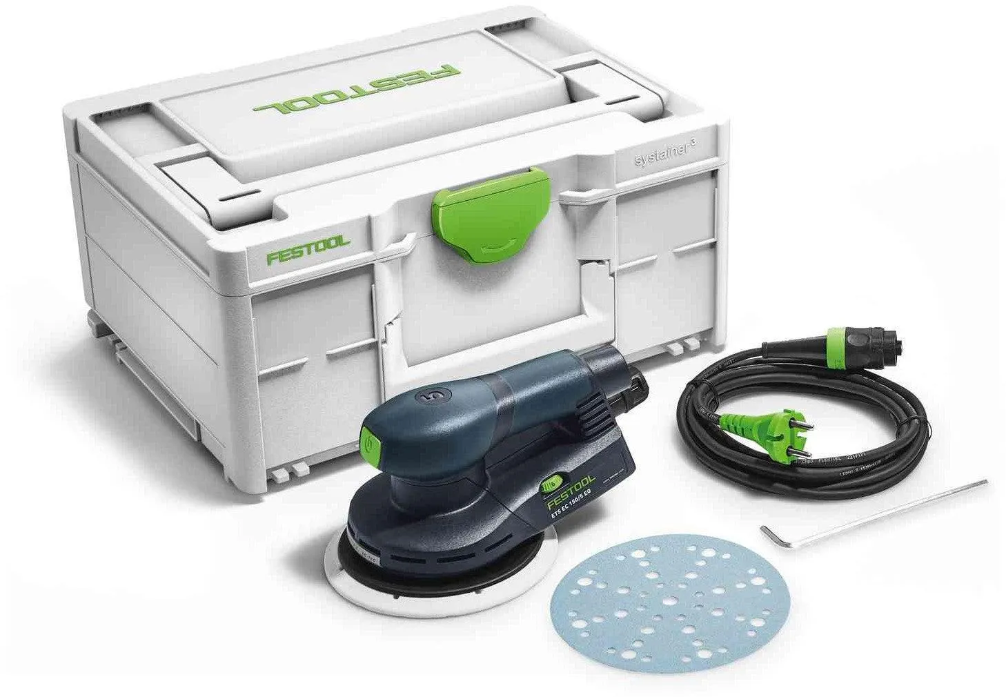 FESTOOL ETS EC 150/5 EQPLUS EXCENTERSCHUURMACHINE Ø150MM 400W  576329