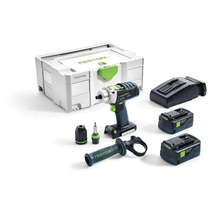Festool PDC18/4 Li 5,2 Plus 18V Accu Klopboormachine 574702