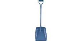 HygoClean schep, 330*380*1330mm, blauw, detecteerbaar, PP hittebestendig tot 120°C, ergonomisch, uit één stuk