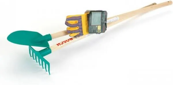 Klein Schep En Hark Met Handschoenen Bosch