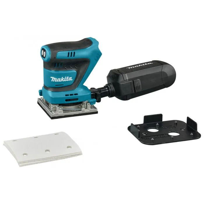 Makita DBO484Z 18V Handpalm Vlakschuurmachine Body in Doos