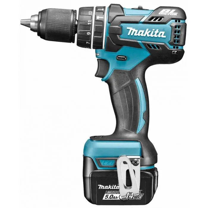 Makita DHP470RTJ 14,4V Klopboormachine met 2 Accu's 5.0Ah in Mbox