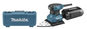 Makita vlakschuurmachine BO4565K 200W in koffer schuurvoet 112x100mm driehoekschuurvoet 95x95x95mm