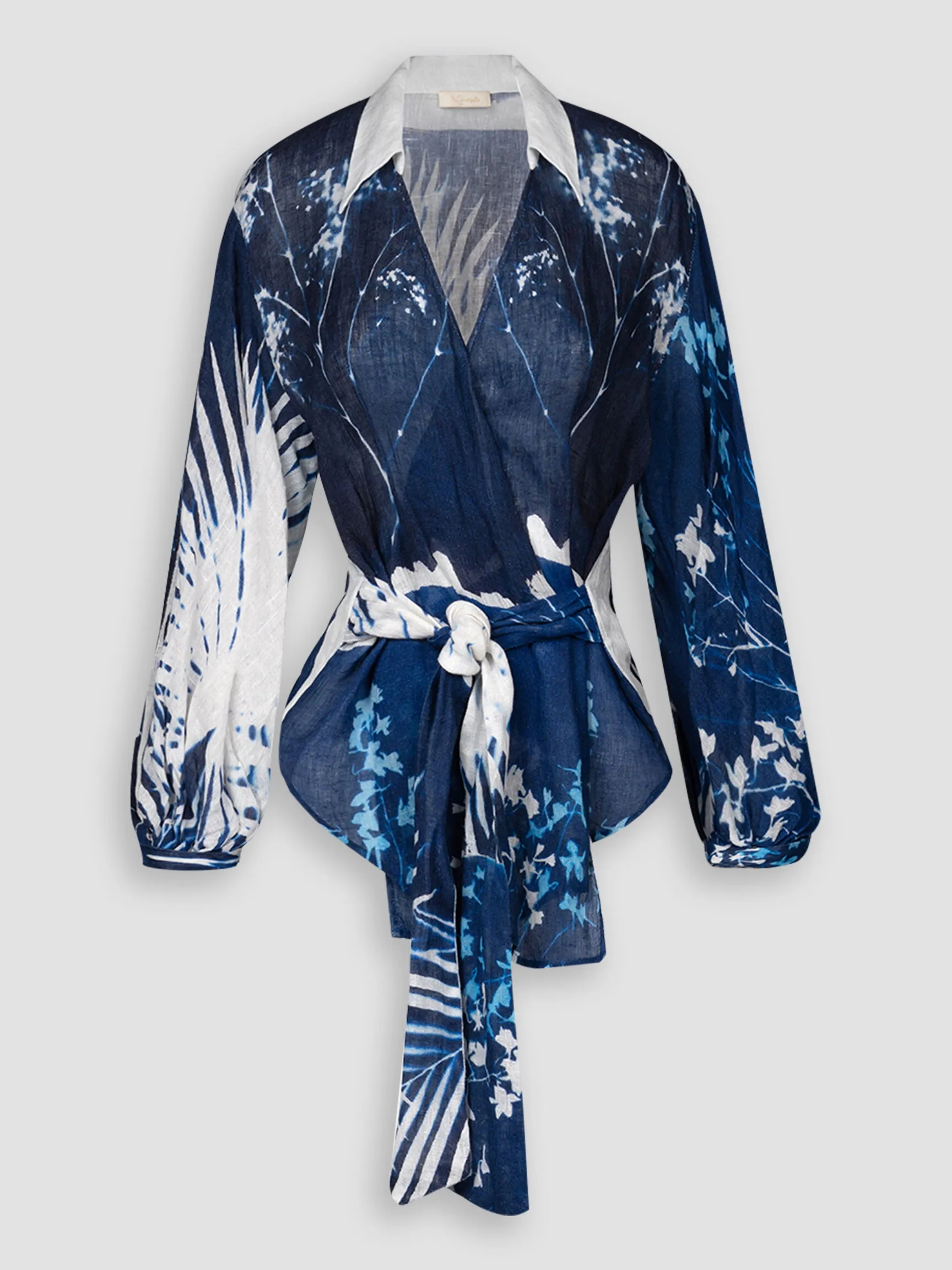 Mes Demoiselles Cemini, linen wrap over top with print