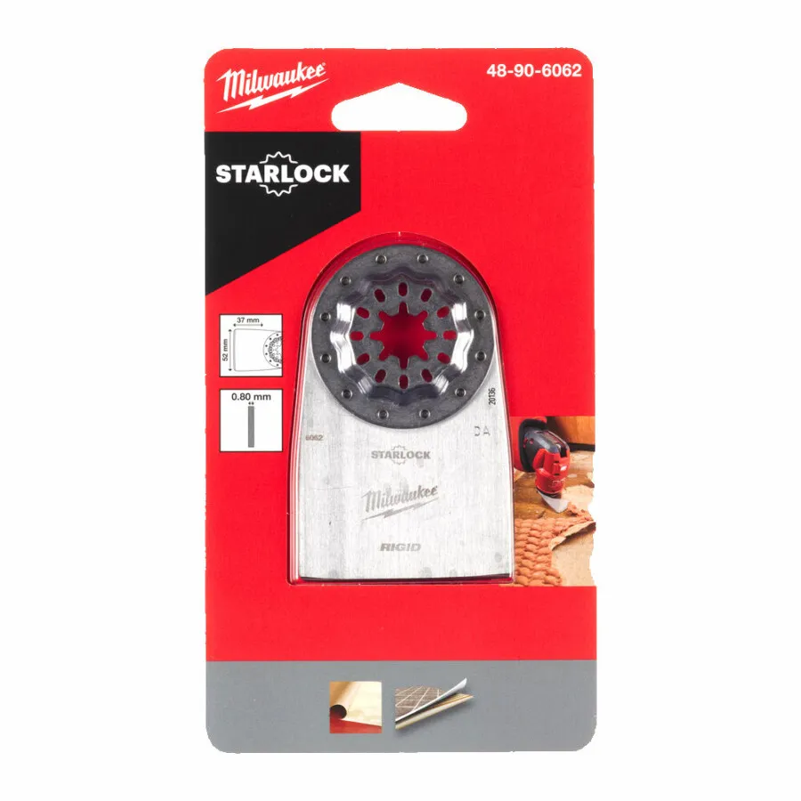 Milwaukee Starlock schraper 52 mm   verpakking 1 stuks  nr. 48906062