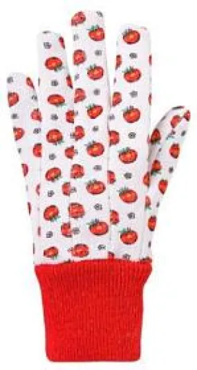 PR tuinhandschoenen midi rood/wit 7,5