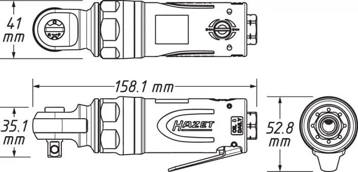 Ratelsleutel 3/8 " 68 Nm