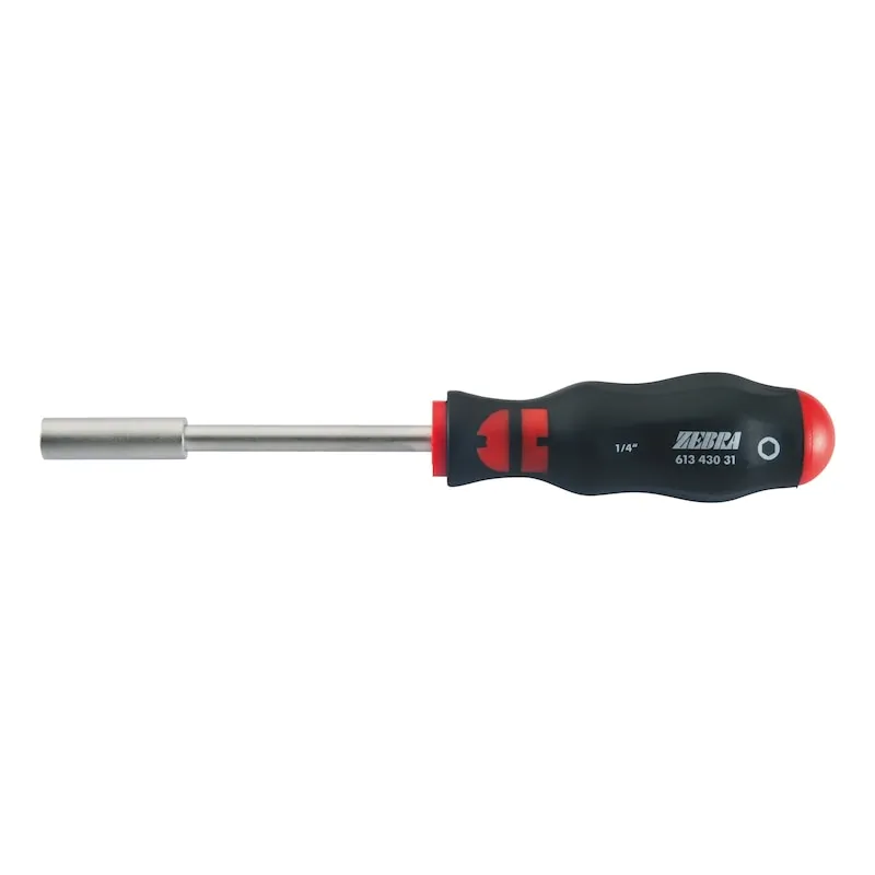 Schroevendraaier, 1/4 inch met bithouder