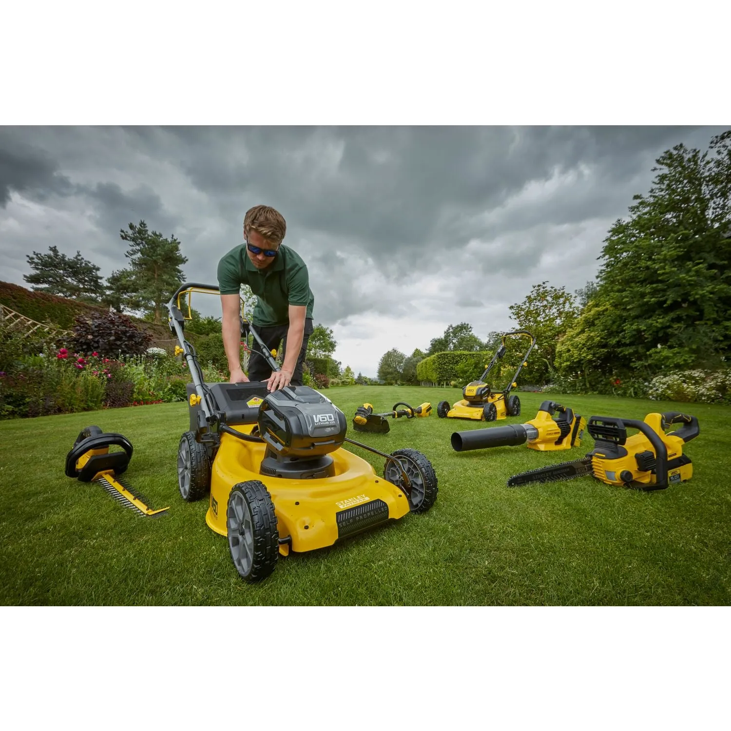 Stanley SFMCMW2653B FATMAX® V60 Accu grasmaaier 53cm 54V Basic Body
