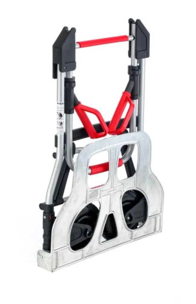 STEEKWAGEN OPKLAPBAAR STALEN BUIS ALU HOOGTE 1250MM SCHEPL.420XB595MM DRAAGVERMOGEN 250KG(NL+BE)