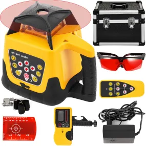 VEVOR Bouw Laser Roterende Laser Laser Waterpas Kruislijn Laser Rotary Laser Level Red Beam 500m Range Waterproof Building Self-