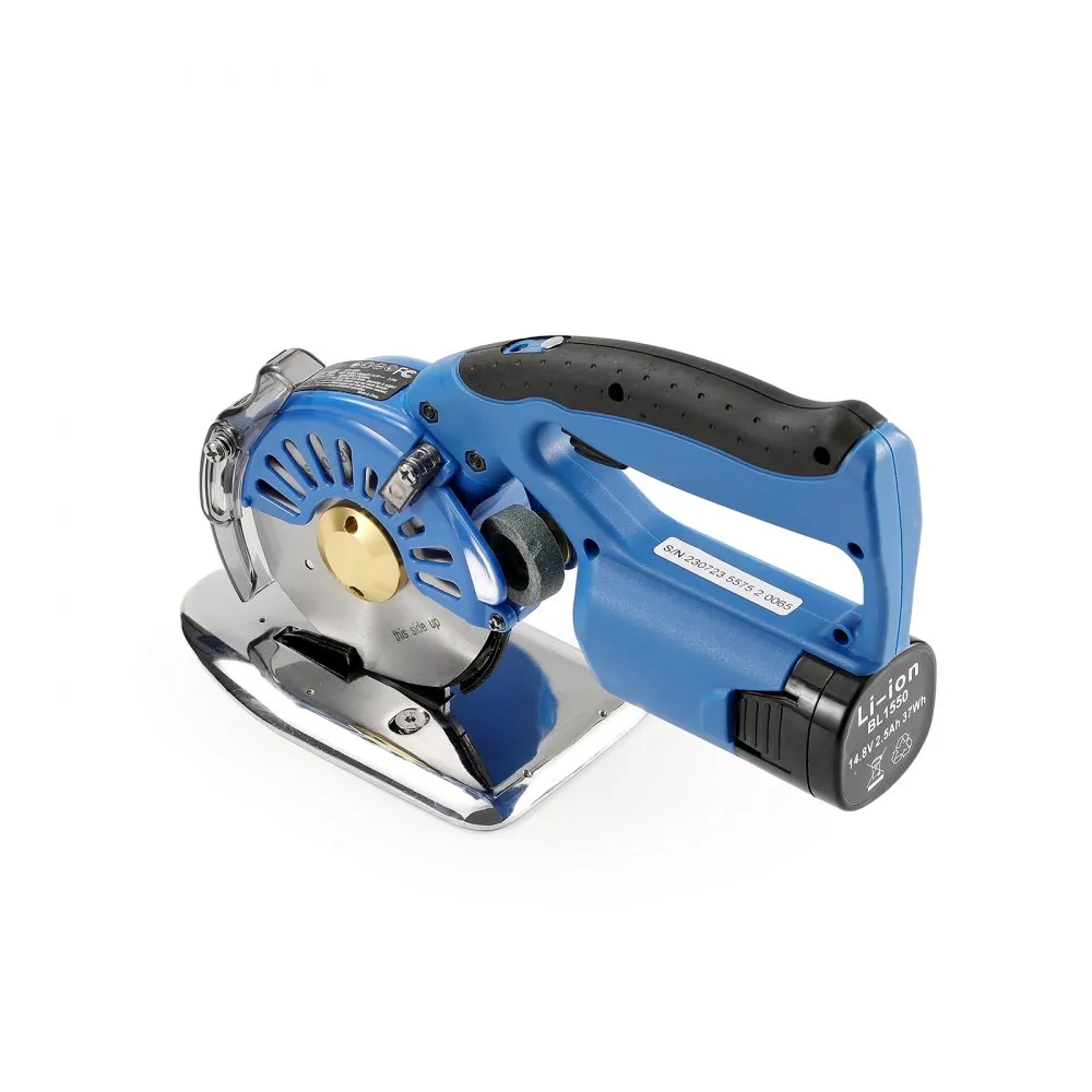 VEVOR draagbare stoffensnijder 150 W, elektrische industriële stoffensnijder, bladgrootte: 100 mm, maximale snijdikte: 27 mm, dr