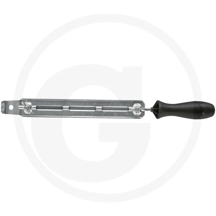 VIJLHOUDER MET RONDE VIJL  VIJLØ 4,0MM, PASSEND VOOR 1/4" + 3/8" LOPRO, LENGTE 215MM